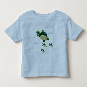 Camiseta De Bebé Tortuga voladora