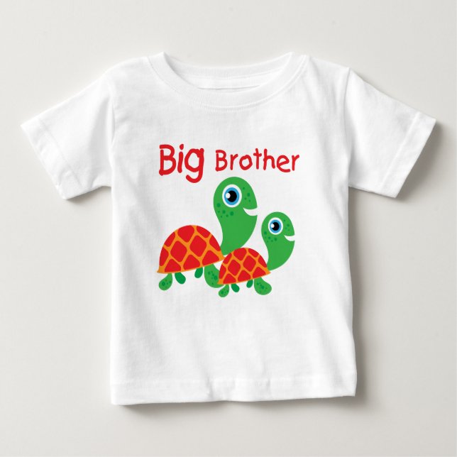 Camiseta De Bebé Tortugas Gran Hermano (Anverso)