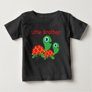 Camiseta De Bebé Tortugas Hermano Pequeño