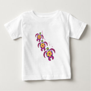 Camiseta De Bebé Tortugas marinas de Hawái Ohana Honu