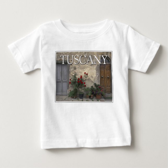 Camiseta De Bebé Toscana, Italia | Puerta toscana (Anverso)