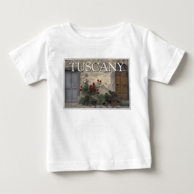 Camiseta De Bebé Toscana, Italia | Umbral toscano (Anverso)