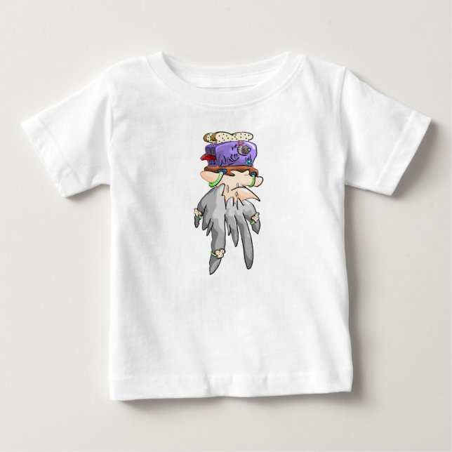 Camiseta De Bebé Tosta de hambre (Anverso)