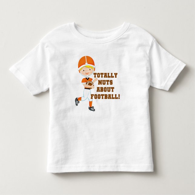 Camiseta De Bebé Totalmente loco por el fútbol (Anverso)