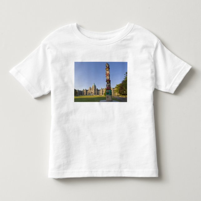 Camiseta De Bebé Tótem en el edificio del Parlamento en (Anverso)