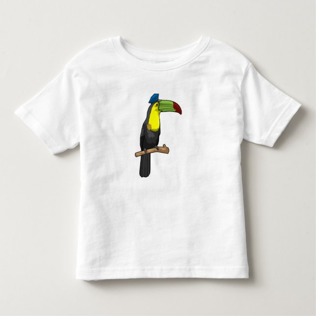Camiseta De Bebé Toucan como policía (Anverso)