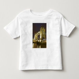 Camiseta De Bebé Tower Bridge y río Támesis al anochecer, Londres,