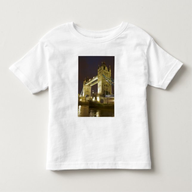 Camiseta De Bebé Tower Bridge y River Thames al atardecer, Londres, (Anverso)