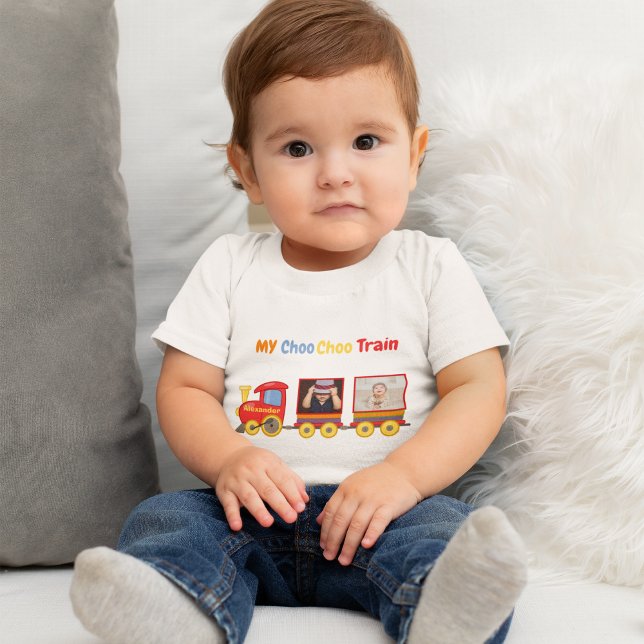 Camiseta De Bebé Toy Train Toddler Boys Birthday Blue (Subido por el creador)