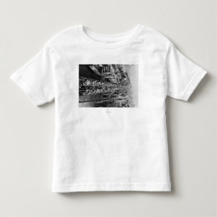 Camiseta De Bebé Trabajadores de mina de la ocasión que cargan par