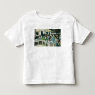 Camiseta De Bebé Trabajadores que embalan las pasas sembradas en la