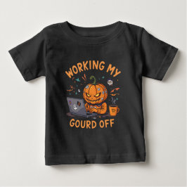 Camiseta De Bebé Trabajar con mi Gourd desactivado