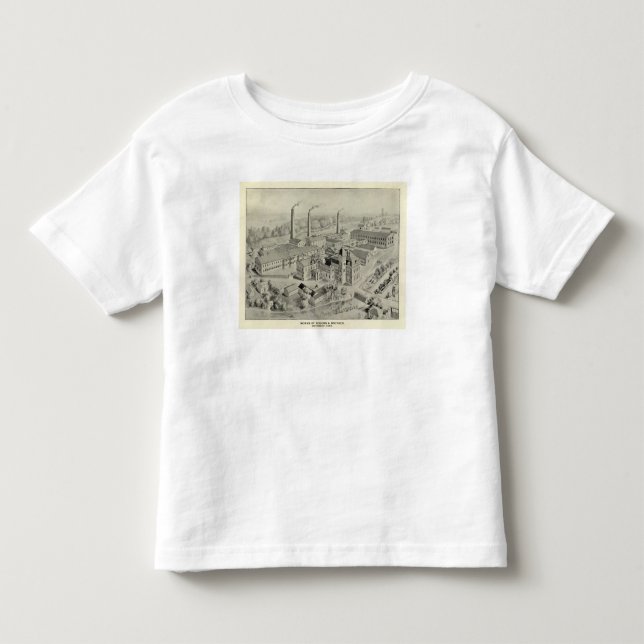 Camiseta De Bebé Trabajos de Rogers y de Bro (Anverso)