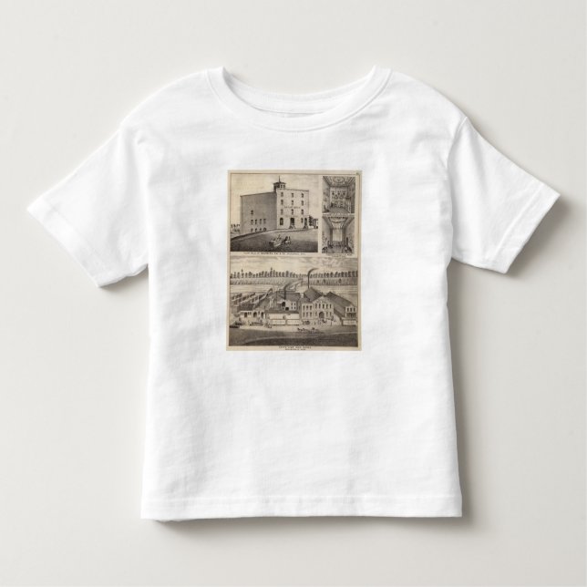 Camiseta De Bebé Trabajos del hierro de la estrella del norte, (Anverso)