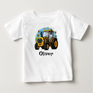 Camiseta De Bebé Tractor Abejorro Lindo