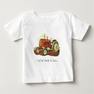 Camiseta De Bebé tractor ...Así es como rollo