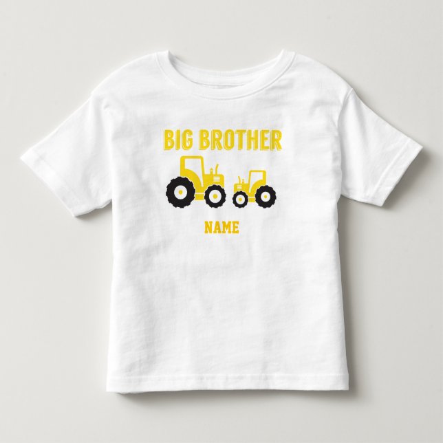 Camiseta De Bebé Tractor de Gran Hermano de Vándalo de Aprendizaje (Anverso)