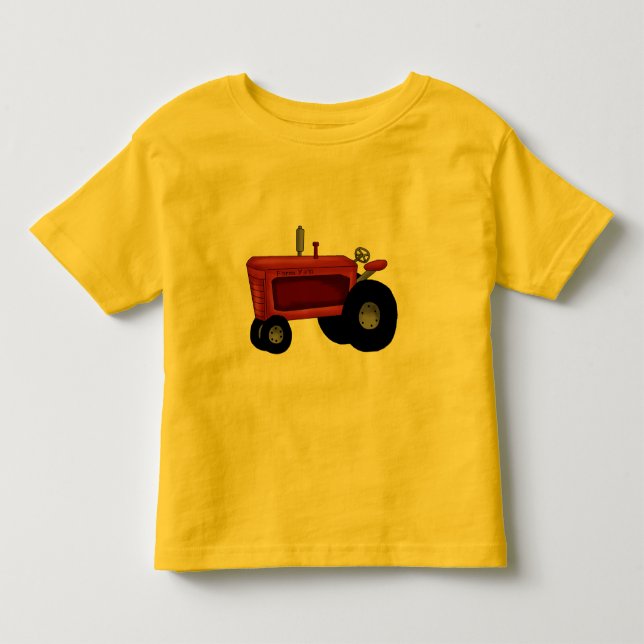 Camiseta De Bebé Tractor de granja (Anverso)