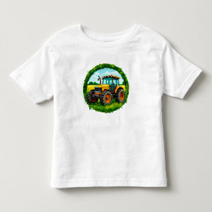 Camiseta De Bebé Tractor de juguete para niños
