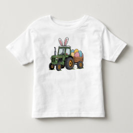 Camiseta De Bebé Tractor de Pascua