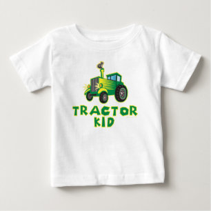 Camiseta De Bebé Tractor Kid