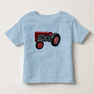 Camiseta De Bebé Tractor rojo