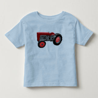 Camiseta De Bebé Tractor rojo