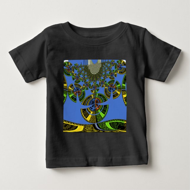 Camiseta De Bebé Tradición azul (Anverso)