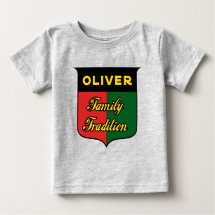 Camiseta De Bebé Tradición familiar de Oliver