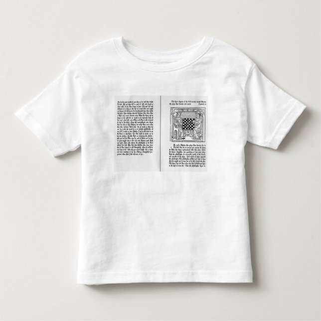 Camiseta De Bebé Traducción inglesa de 'De Ludo Saccorum' (Anverso)