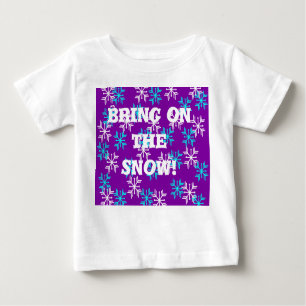 Camiseta De Bebé Traer la nieve