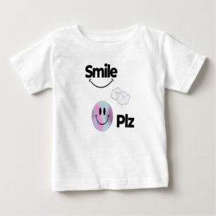 Camiseta De Bebé Traer sonrisa, positividad y encanto alegre con so