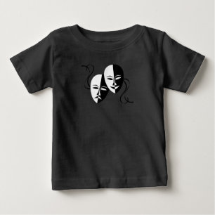 Camiseta De Bebé Tragedia mástica regalo de actor