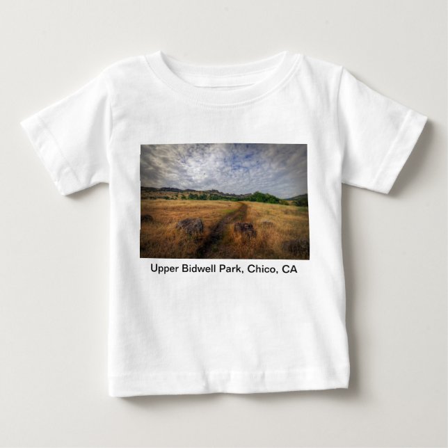 Camiseta De Bebé Trailhead, Upper Bidwell Park, Chico, Ca (Anverso)