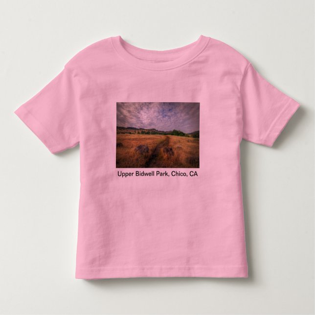 Camiseta De Bebé Trailhead, Upper Bidwell Park, Chico, Ca (Anverso)