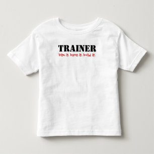 Camiseta De Bebé TRAINER, míralo. hazlo.