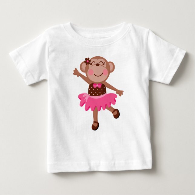 Camiseta De Bebé Traje de bailarina de mono para bebé (Anverso)