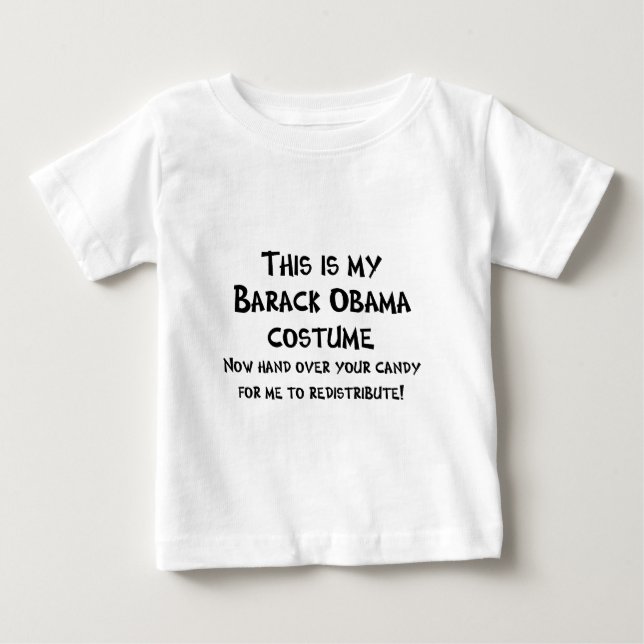 Camiseta De Bebé Traje de Barack Obama (Anverso)