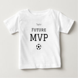 Camiseta De Bebé Traje de bebé con nombre personalizado Future MVP