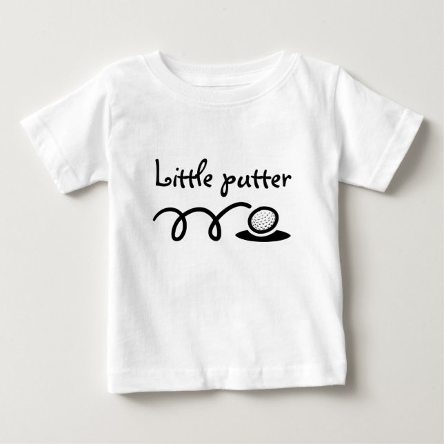 Camiseta De Bebé Traje de bebé con tema de golf | Diseño adorable d (Anverso)
