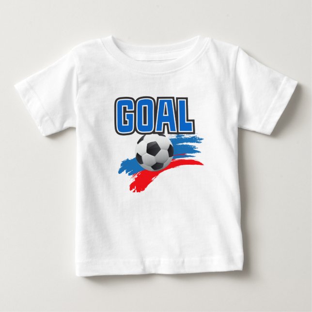 Camiseta De Bebé Traje de bebé de gol de fútbol (Anverso)