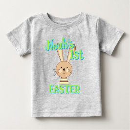 Camiseta De Bebé Traje de bebé de Pascua personalizado para niños p