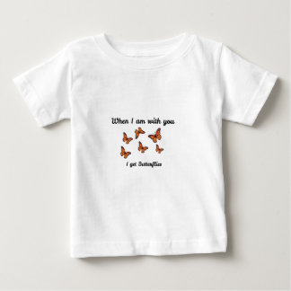 Camiseta De Bebé Traje de bebé Mariposas Bebé Cute