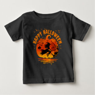 CAMISETA DE BEBÉ TRAJE DE BRUJA PARA HOMBRE MUJER NIÑOS HALLOWEEN F