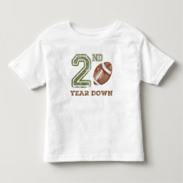 Camiseta De Bebé Traje de cumpleaños de fútbol del segundo año