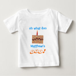 Camiseta De Bebé Traje de cumpleaños para niños de 1 año - personal
