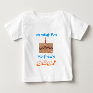 Camiseta De Bebé Traje de cumpleaños para niños de 1 año - personal
