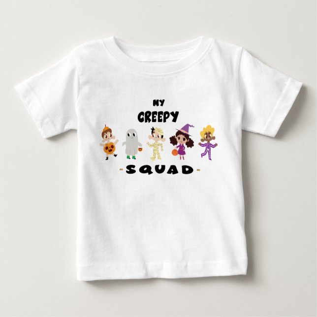 Camiseta De Bebé Traje de Halloween creíble (Anverso)