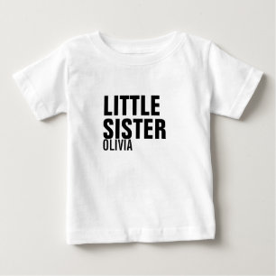 Camiseta De Bebé Traje de tutú de bebé personalizado para hermanita