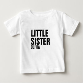 Camiseta De Bebé Traje de tutú personalizado para hermanita bebé